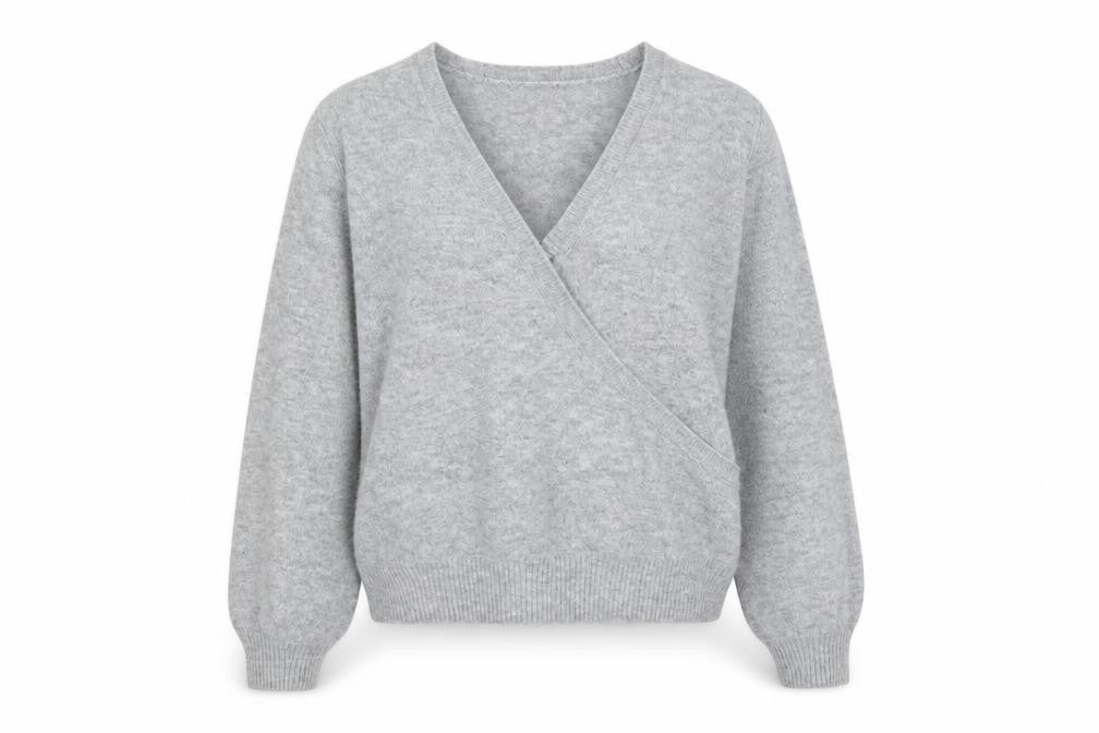 Womens UK Size 6 Miss Selfridge Grey Pullover Jumper