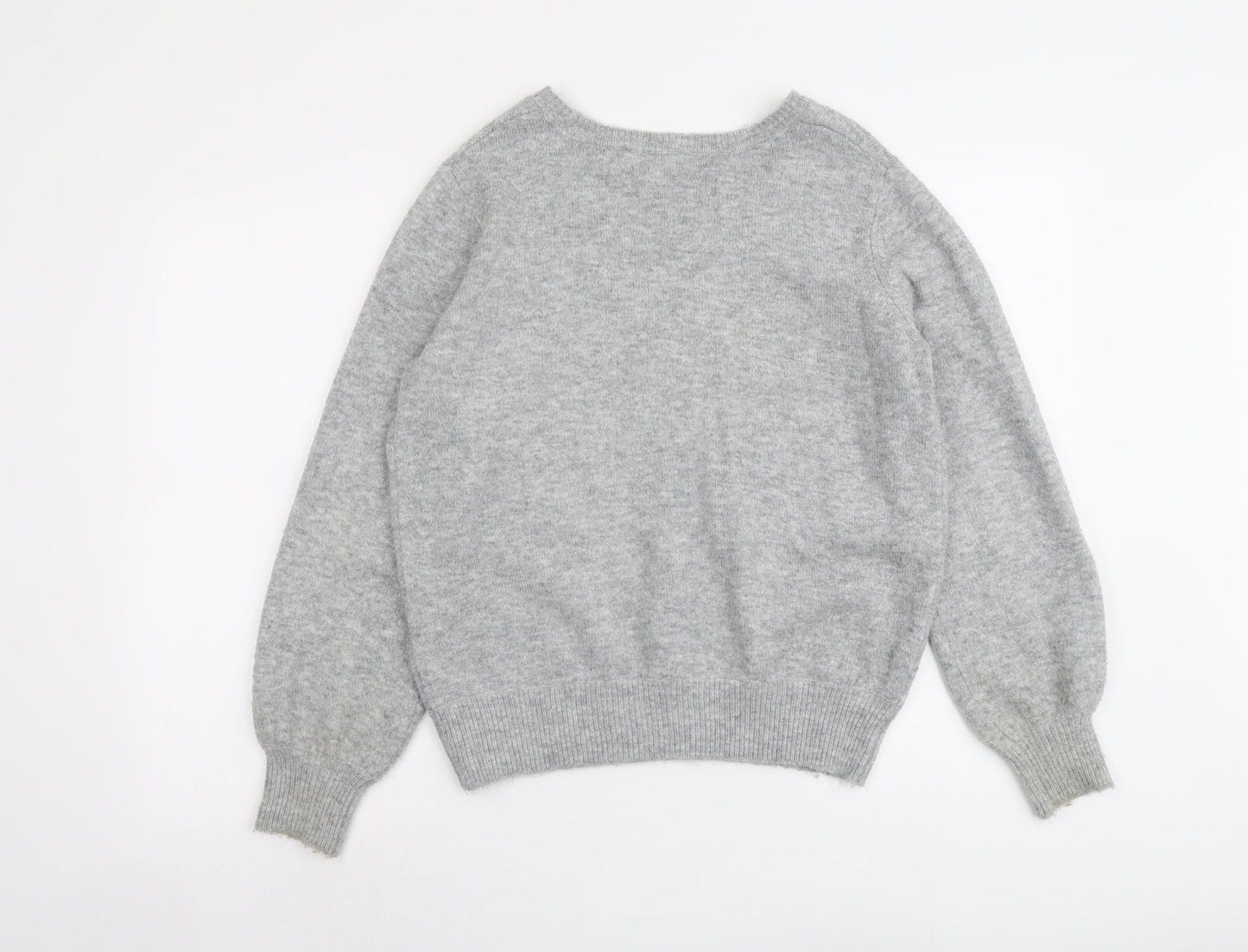 Womens UK Size 6 Miss Selfridge Grey Pullover Jumper