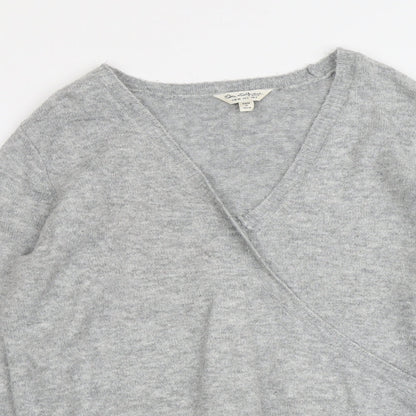 Womens UK Size 6 Miss Selfridge Grey Pullover Jumper