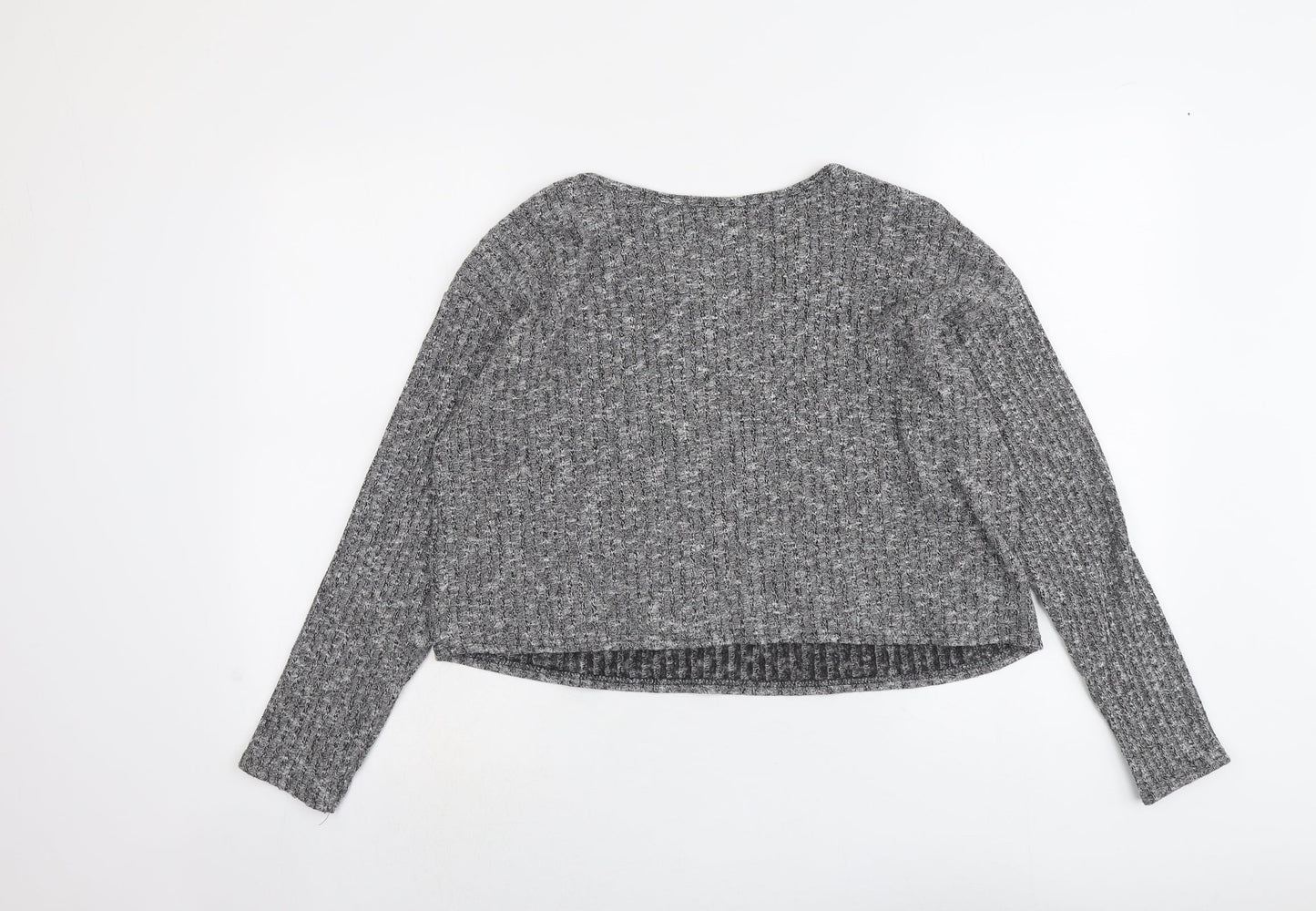 Womens UK Size 8 Topshop Grey Pullover Jumper