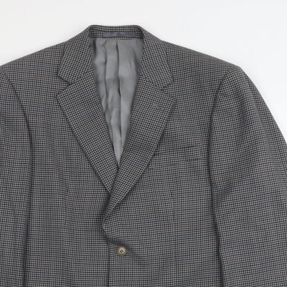 Mens UK Size L Wellington Regular Grey Suit Jacket