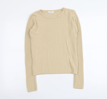 Womens UK Size 10 Editions Beige Pullover Jumper