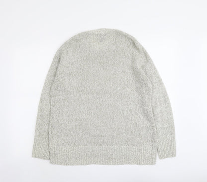 Womens UK Size M New Look Grey Pullover Jumper