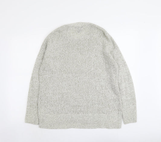 Womens UK Size M New Look Grey Pullover Jumper