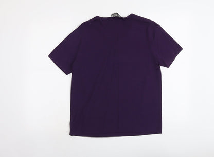 Womens UK Size M Casamia Purple Pullover Jumper