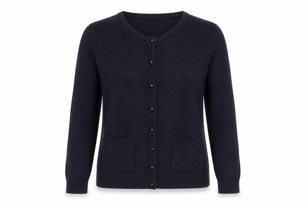 Womens UK Size S Bonmarché Blue Cardigan Jumper