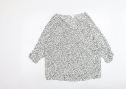 Womens UK Size M H&M Grey Pullover Jumper