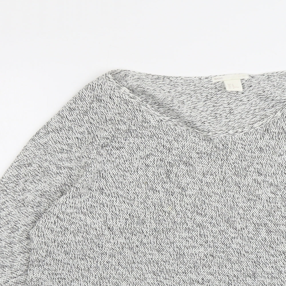 Womens UK Size M H&M Grey Pullover Jumper