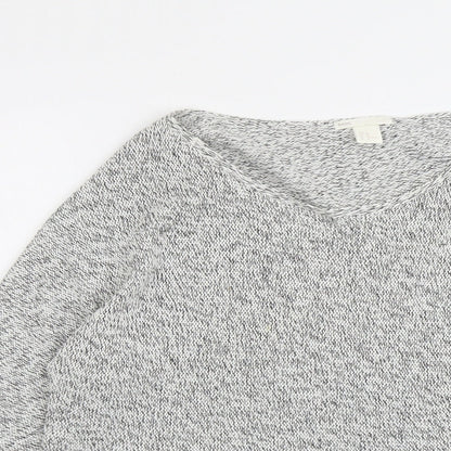Womens UK Size M H&M Grey Pullover Jumper