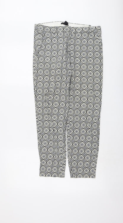 Womens UK Size 10 H&M Regular Fit  Black Trousers