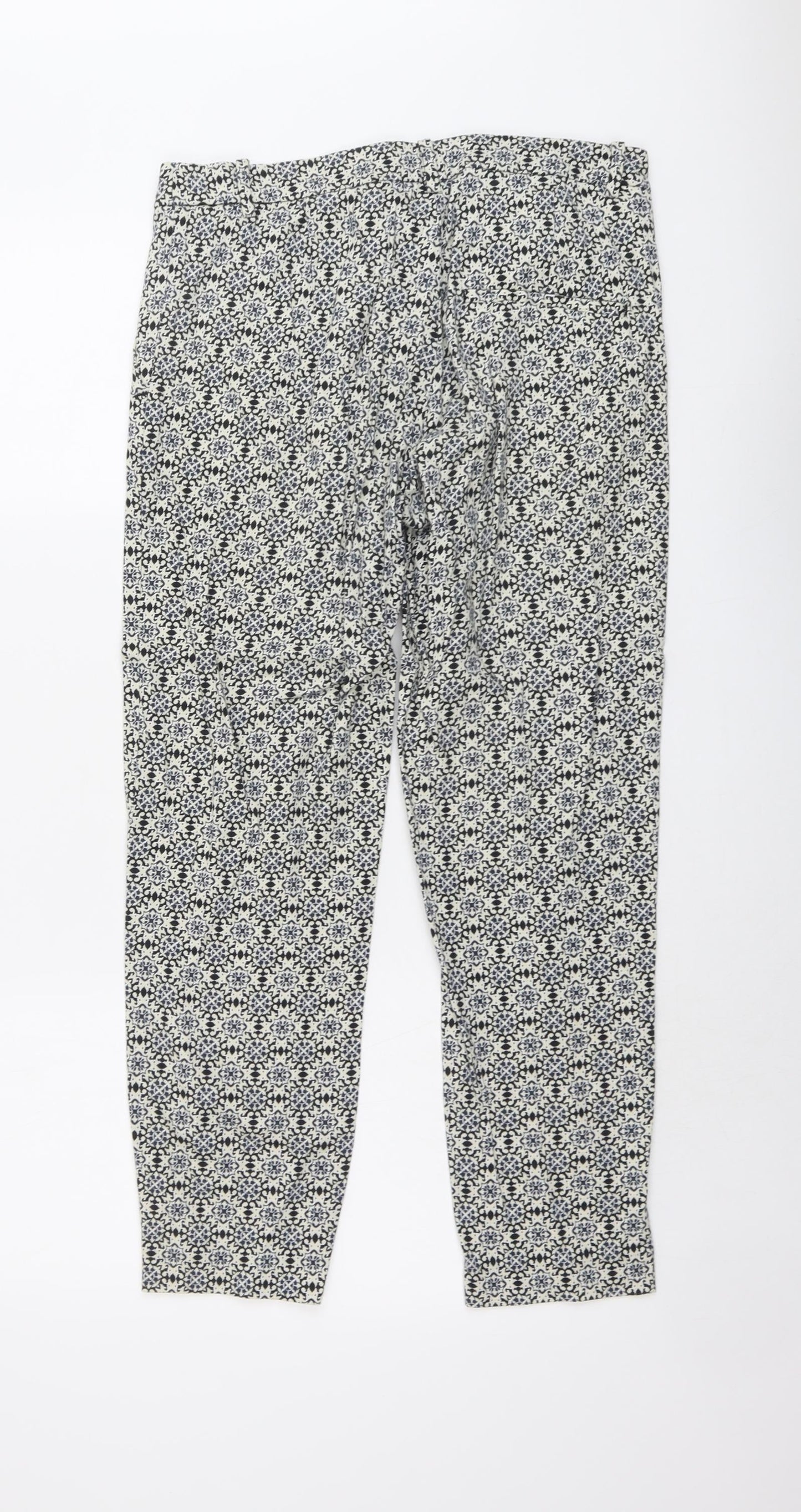 Womens UK Size 10 H&M Regular Fit  Black Trousers