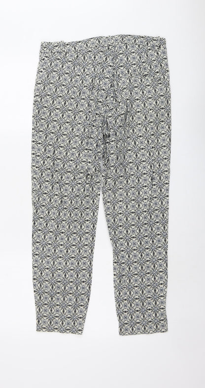 Womens UK Size 10 H&M Regular Fit  Black Trousers