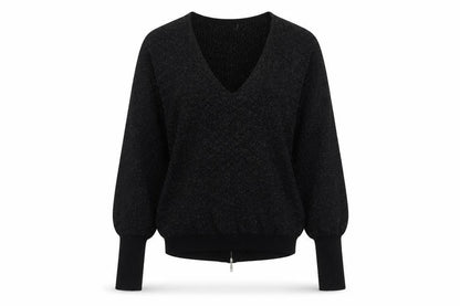 Womens UK Size S Oasis Black Pullover Jumper