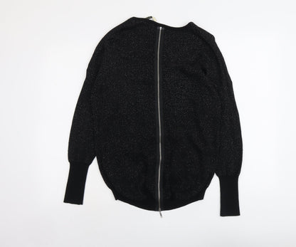 Womens UK Size S Oasis Black Pullover Jumper