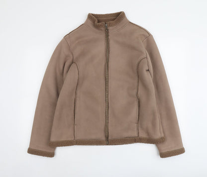 Mackays Womens Beige Jacket Size L Zip