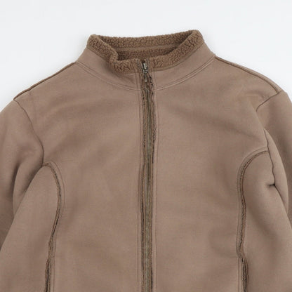 Mackays Womens Beige Jacket Size L Zip