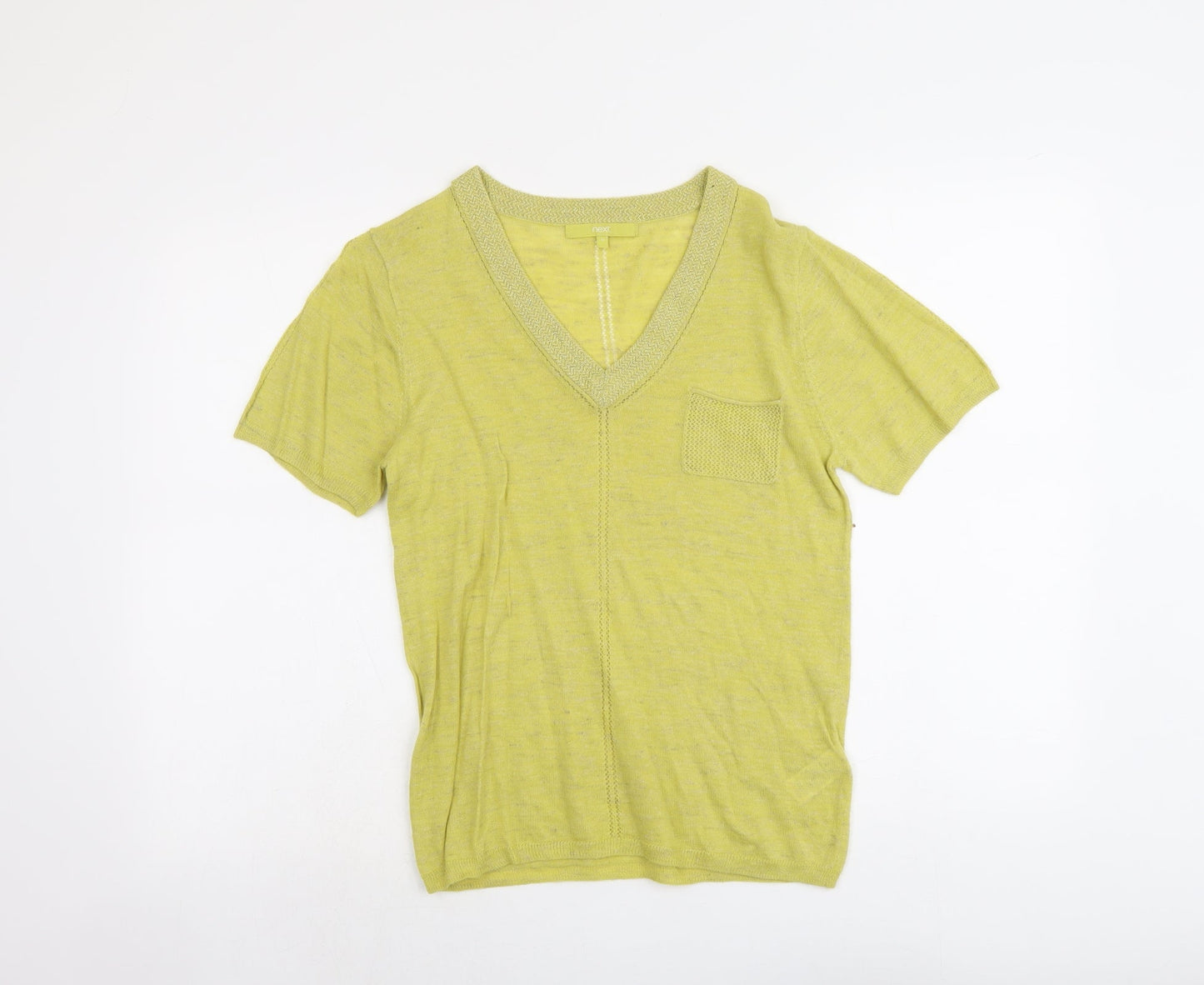 Womens UK Size 10 NEXT Green Pullover Jumper
