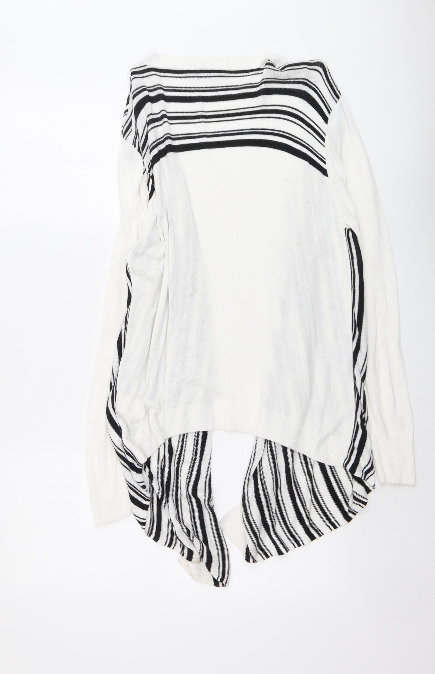 Womens UK Size L Fransa White Cardigan Jumper