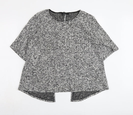 Womens UK Size L FOREVER 21 Grey Pullover Jumper