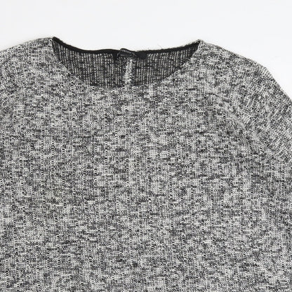 Womens UK Size L FOREVER 21 Grey Pullover Jumper