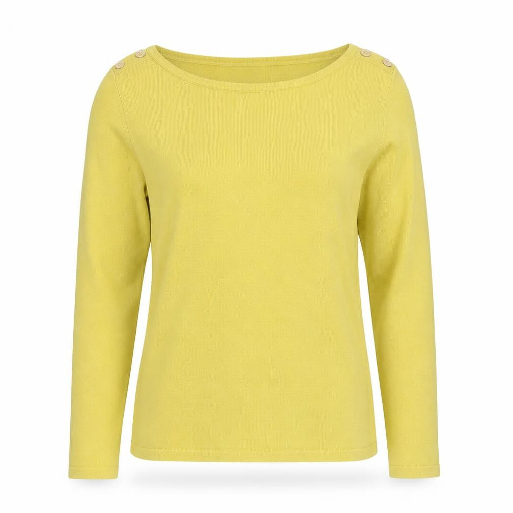 Womens UK Size 12 M&Co Yellow Pullover Jumper