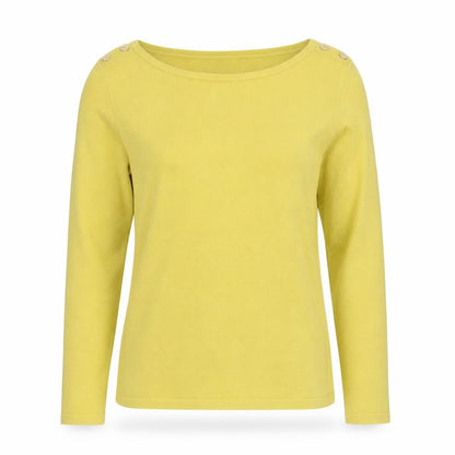 Womens UK Size 12 M&Co Yellow Pullover Jumper
