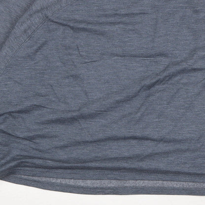 New Look Womens Blue Polyester Pullover Sweatshirt Size L Pullover - Let's Do This