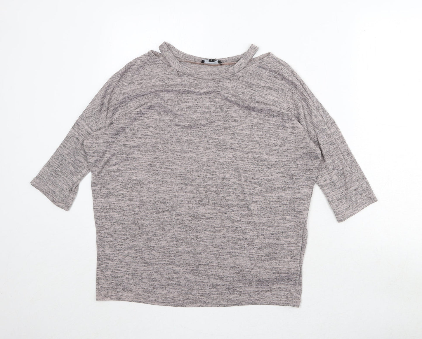 Womens UK Size S New Look Grey Pullover Jumper
