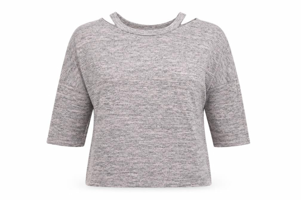 Womens UK Size S New Look Grey Pullover Jumper