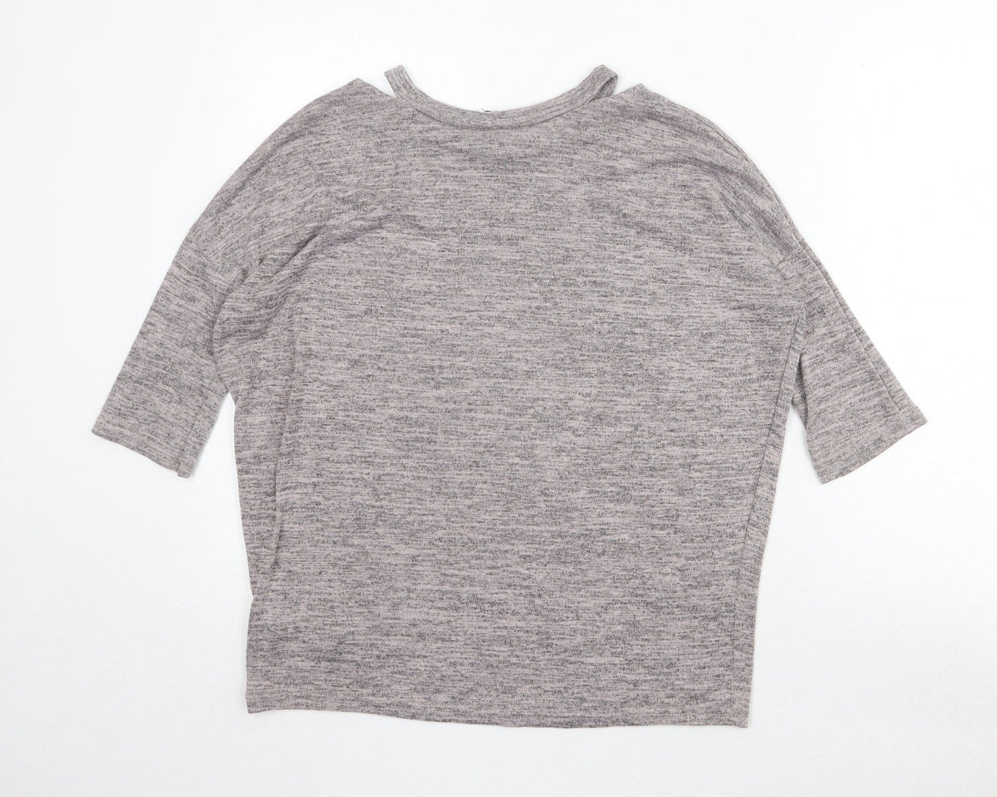 Womens UK Size S New Look Grey Pullover Jumper