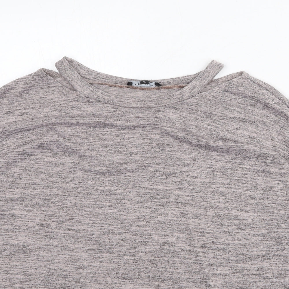 Womens UK Size S New Look Grey Pullover Jumper