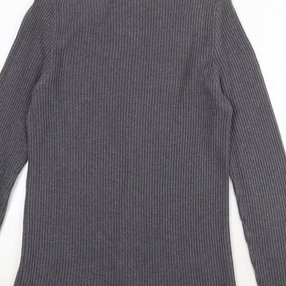 Gap Womens Green Round Neck 100% Cotton Pullover Jumper Size S