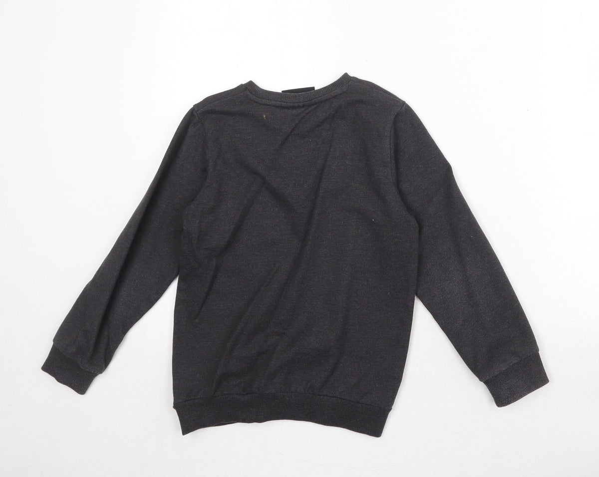 Fortnite Boys Grey Cotton Pullover Sweatshirt Size 8 Years Pullover