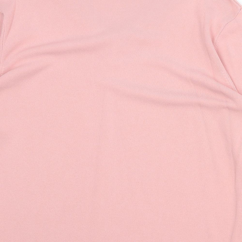 Womens UK Size M Touch Pink Pullover Jumper