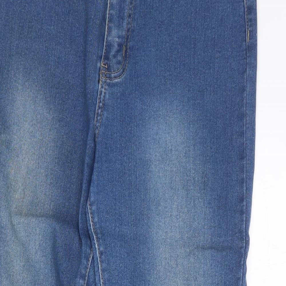 Bob Jeans Womens Blue Cotton Skinny Jeans Size 27 in Regular Zip