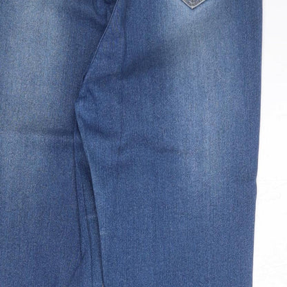 Bob Jeans Womens Blue Cotton Skinny Jeans Size 27 in Regular Zip