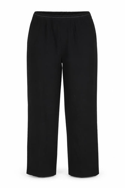 Womens UK Size 12 Bonmarché Regular Fit  Black Trousers