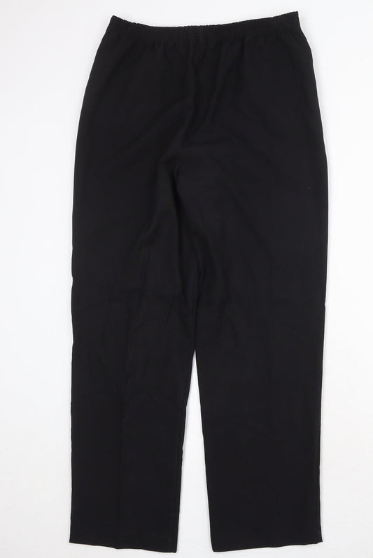 Womens UK Size 12 Bonmarché Regular Fit  Black Trousers