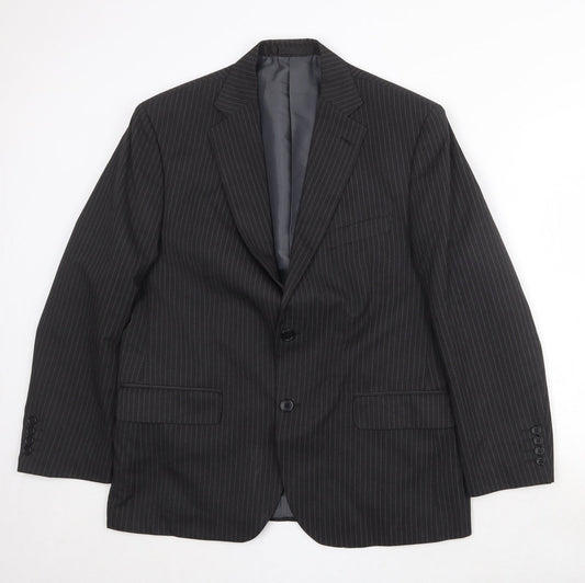 Mens UK Size 42 Marks and Spencer Regular Black Suit Jacket