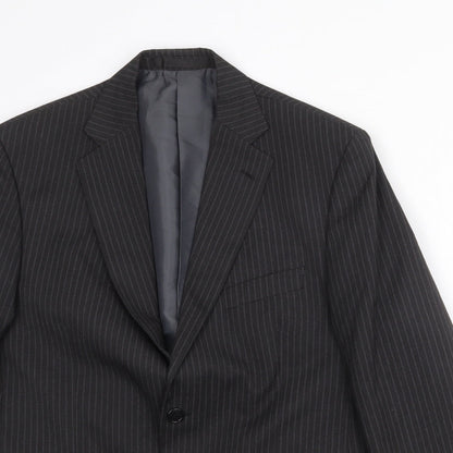 Mens UK Size 42 Marks and Spencer Regular Black Suit Jacket