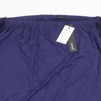 Womens UK Size M Celmia Blue Basic Blouse