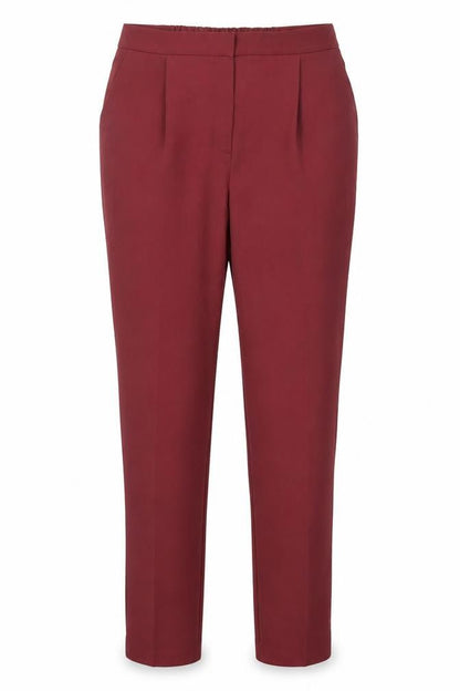 Womens UK Size 8 New Look Regular Fit Chino Red Trousers