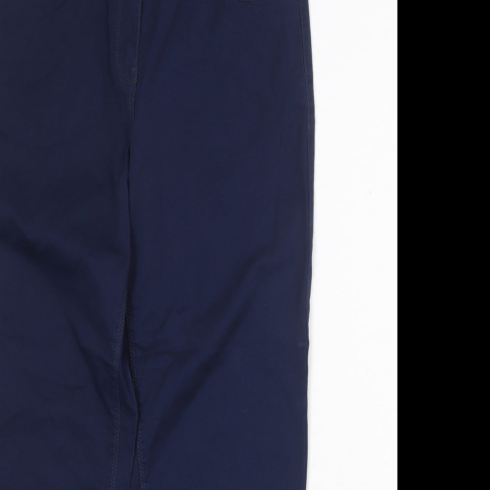 Up2Fashion Womens Blue Cotton Tapered Jeans Size 32 in Regular Zip
