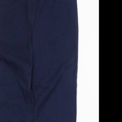 Up2Fashion Womens Blue Cotton Tapered Jeans Size 32 in Regular Zip