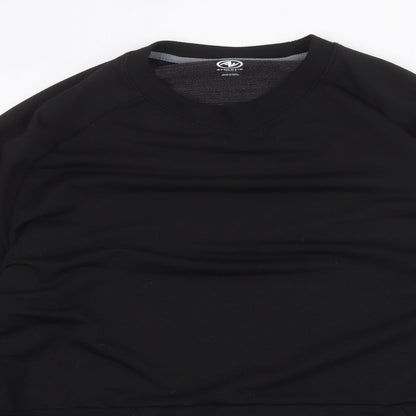 Athletic Works Mens Black Polyester Pullover Sweatshirt Size XL