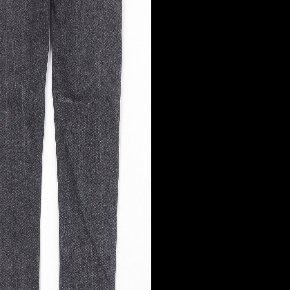 New Look Womens Grey Cotton Skinny Jeans Size 6 Regular Zip