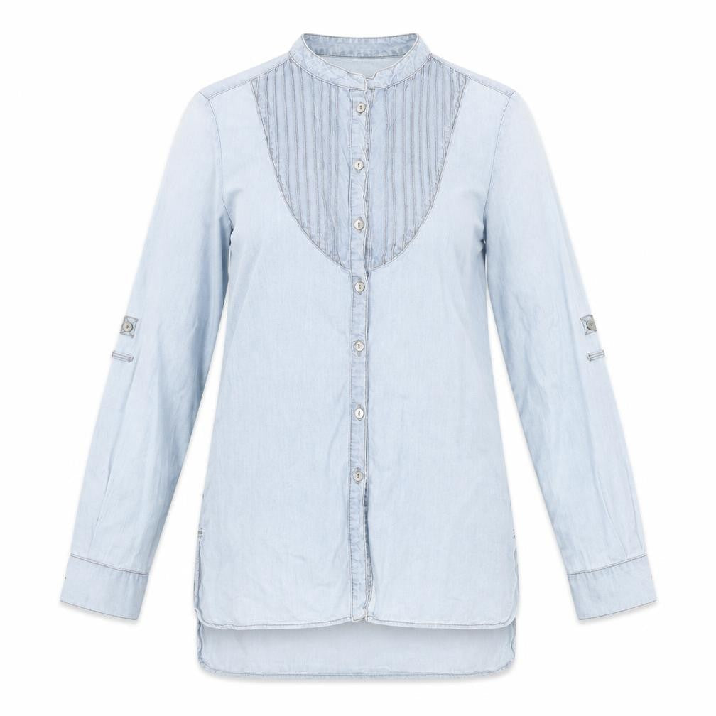 Womens UK Size XS Zara Black Basic Button-Up