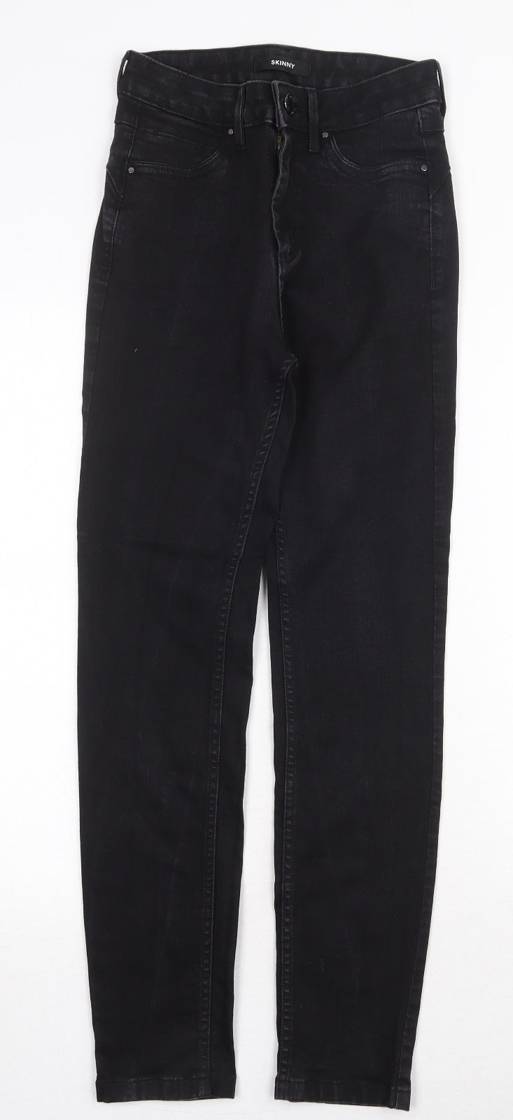 Womens UK Size 8 Marks and Spencer Regular Fit Skinny Black Jeans