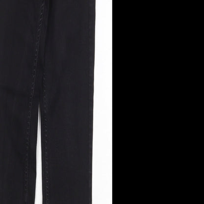 Womens UK Size 8 Marks and Spencer Regular Fit Skinny Black Jeans