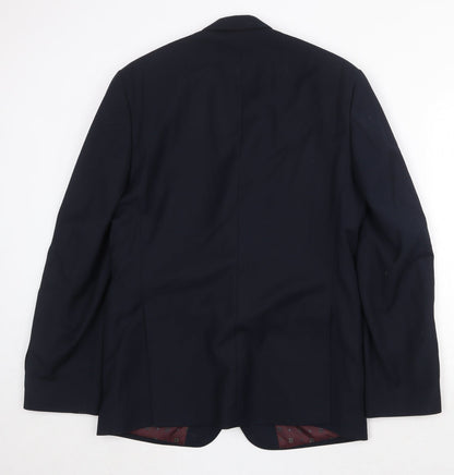 Mens UK Size 40 Burton Regular Blue Suit Jacket